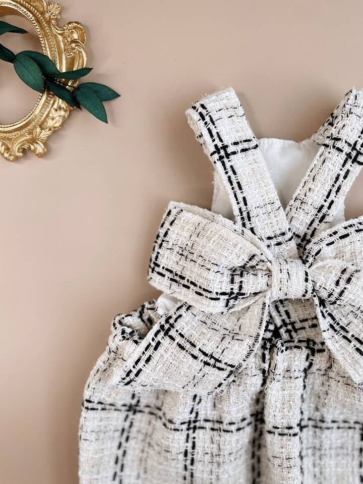 White Tweed Dress