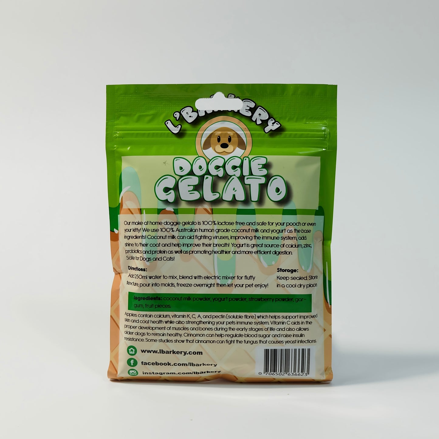 Doggie Gelato - Apple & Cinnamon