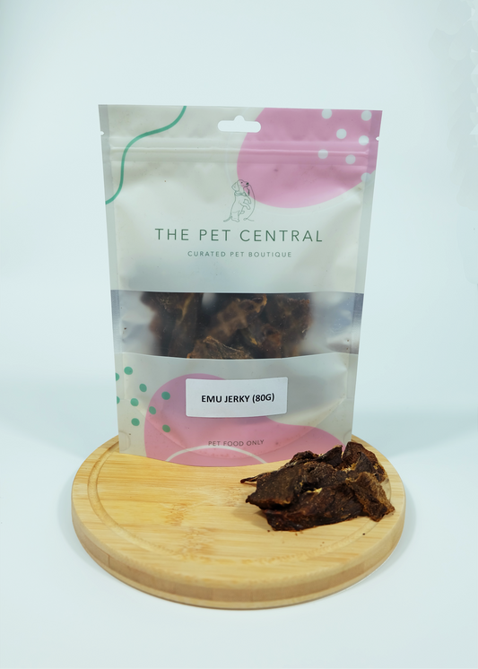Emu Jerky, Pet Treats, The Pet Central