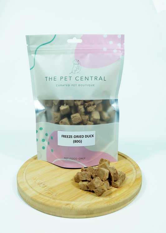 Freeze Dried Duck, pet treats, 80 gr