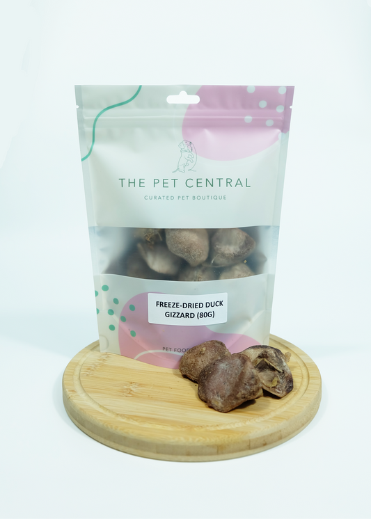 Freeze Dried Duck Gizzard, The Pet Central, Pet Treats