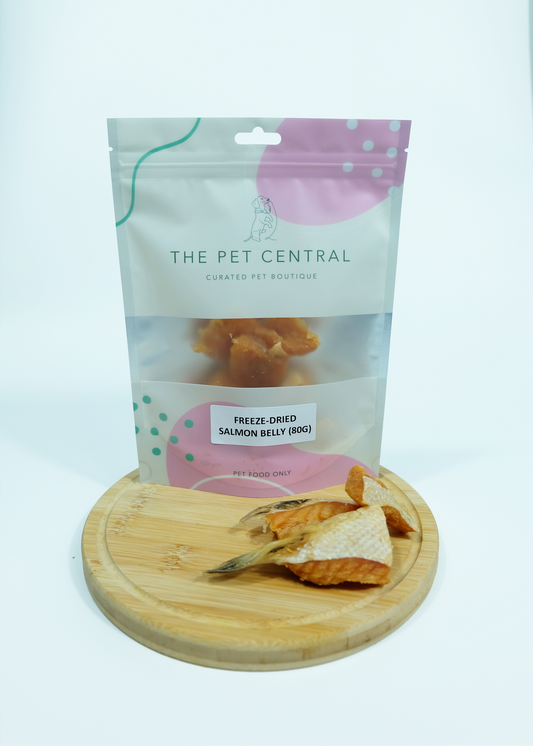 Freeze Dried Salmon Belly, The Pet Central, Pet Treats