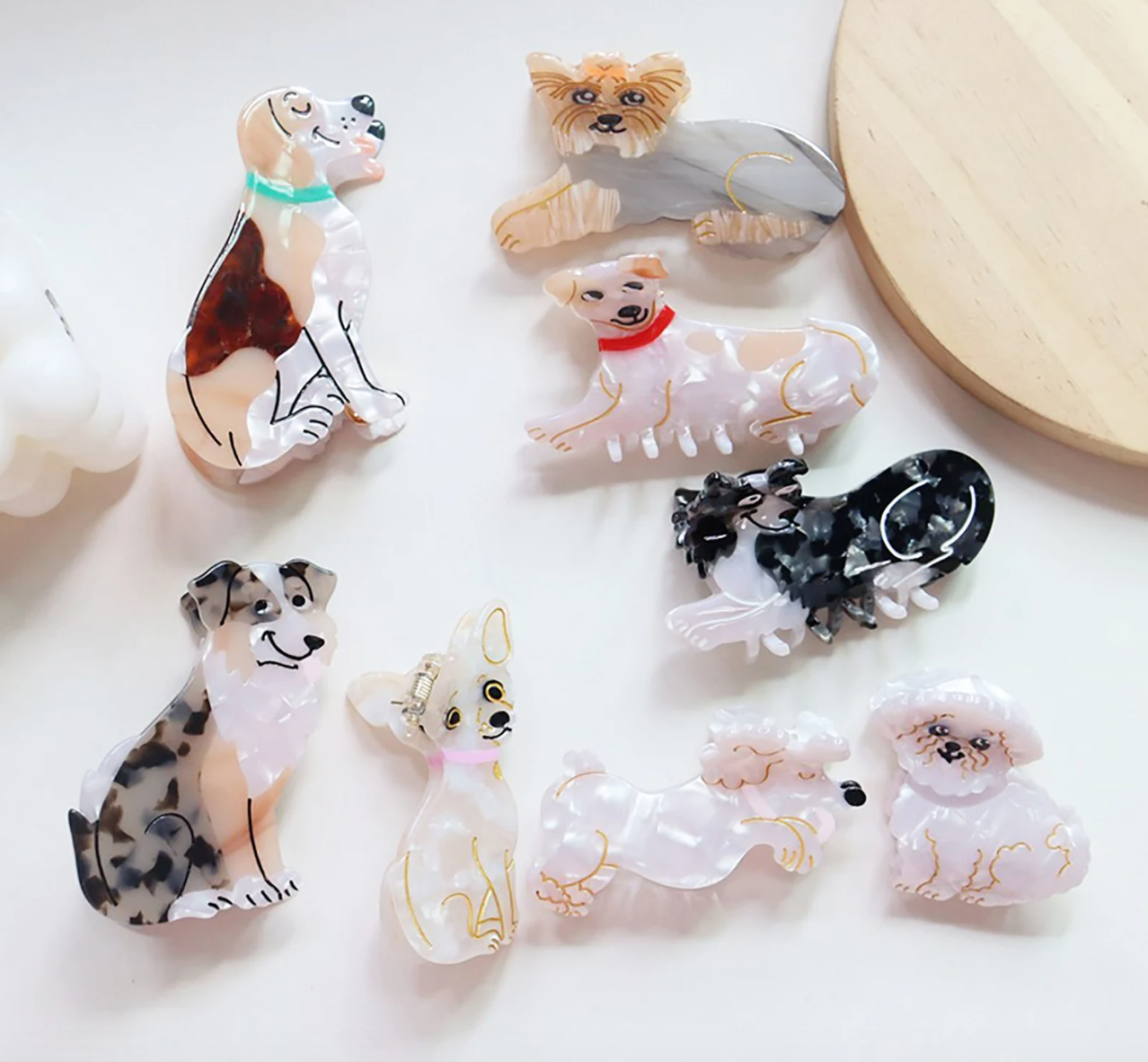 Bichon Frise Hair Clip
