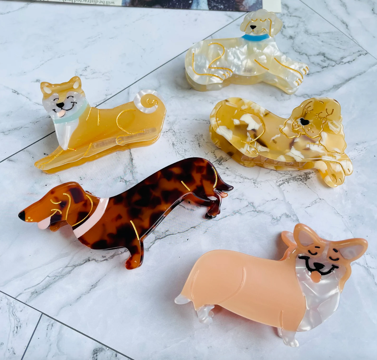 Corgi Hair Clip