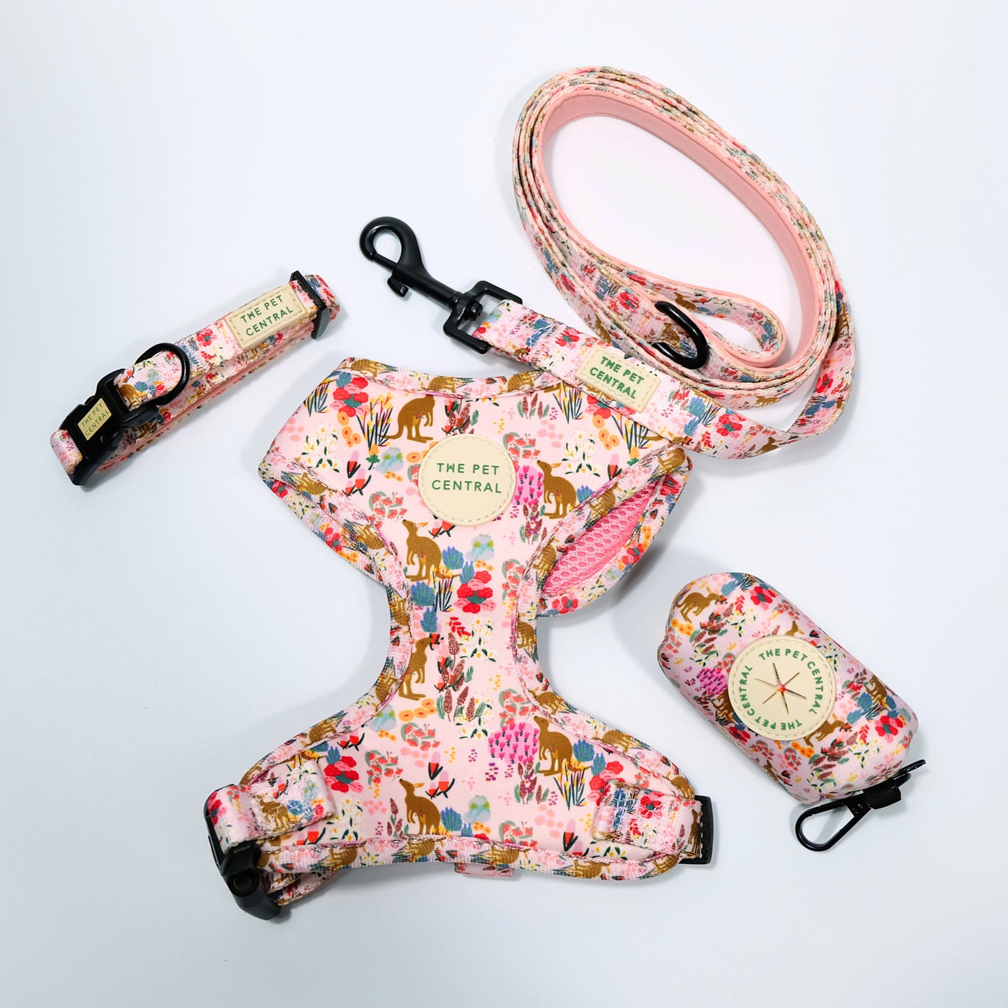 Pink Kangaroo Harness Set