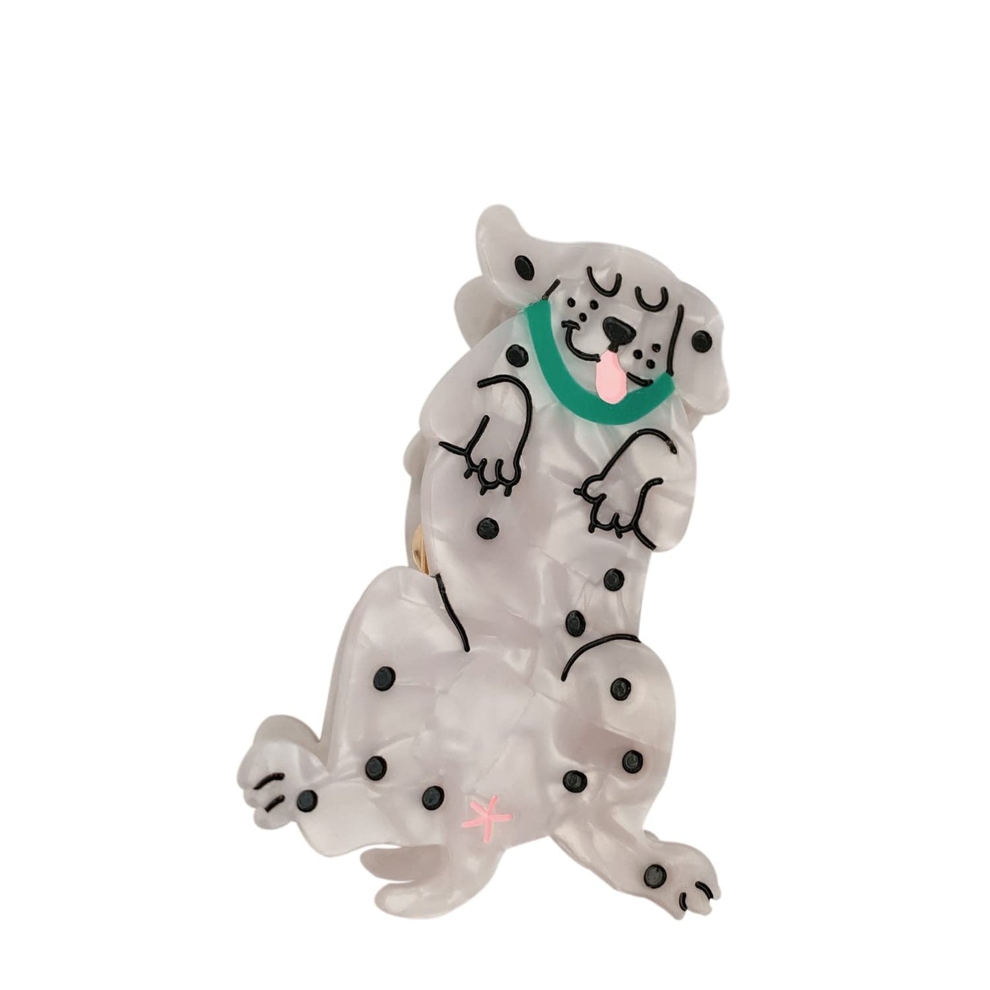 Dalmatian Hair Clip