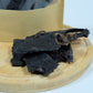 Close-up of dehydrated beef liver pieces – rich, bite-sized single-ingredient treats for dogs and cats
