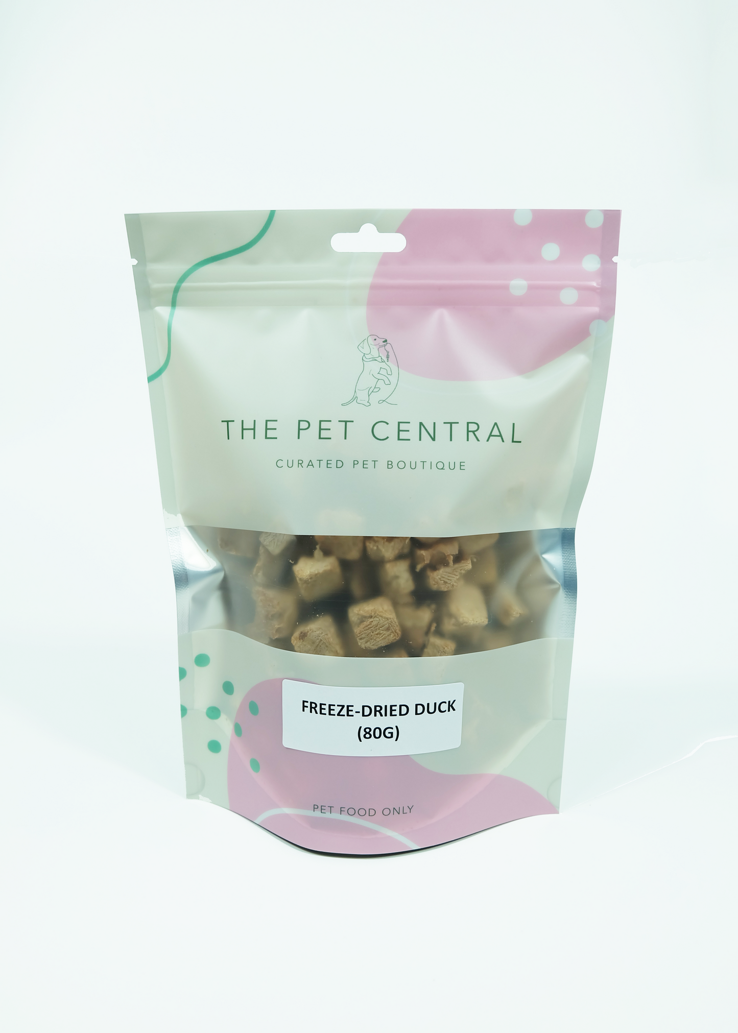 Freeze Dried Duck, pet treats, 80 gr