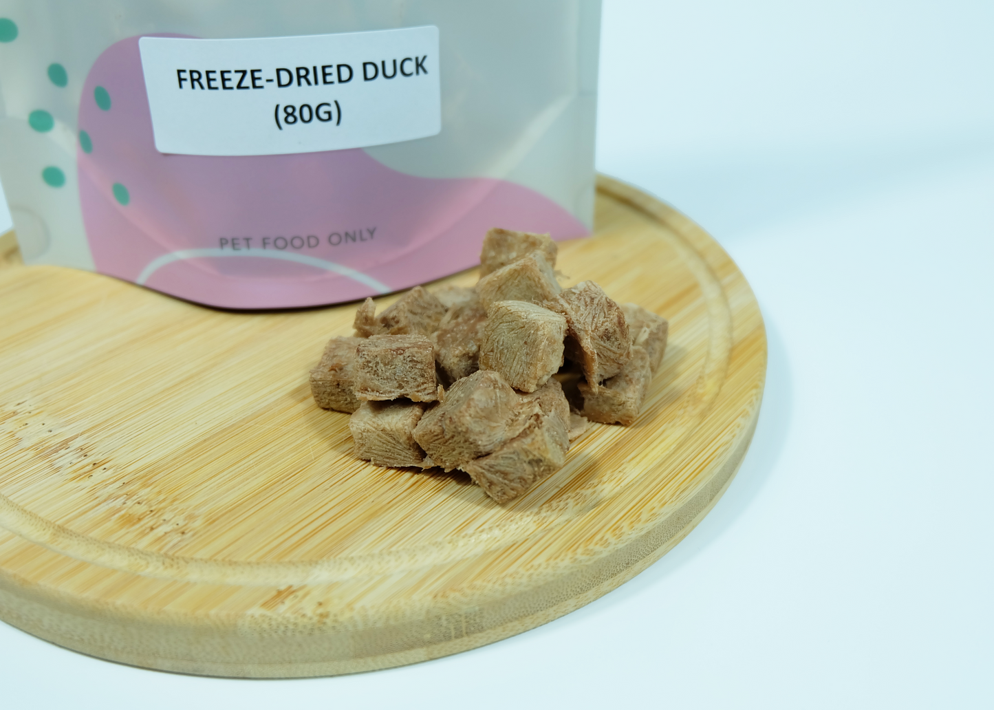 Freeze Dried Duck, pet treats, 80 gr