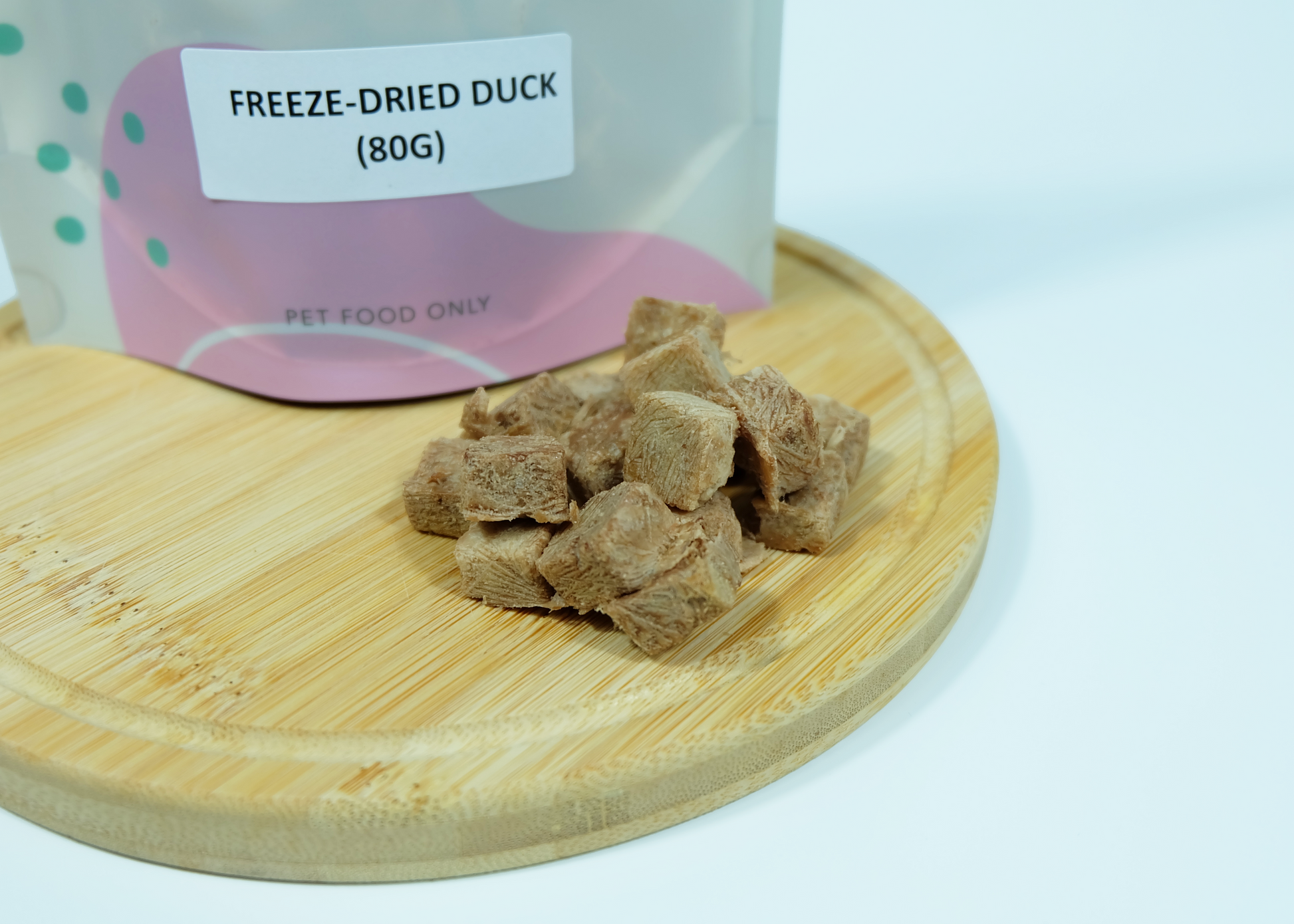 Freeze Dried Duck, pet treats, 80 gr