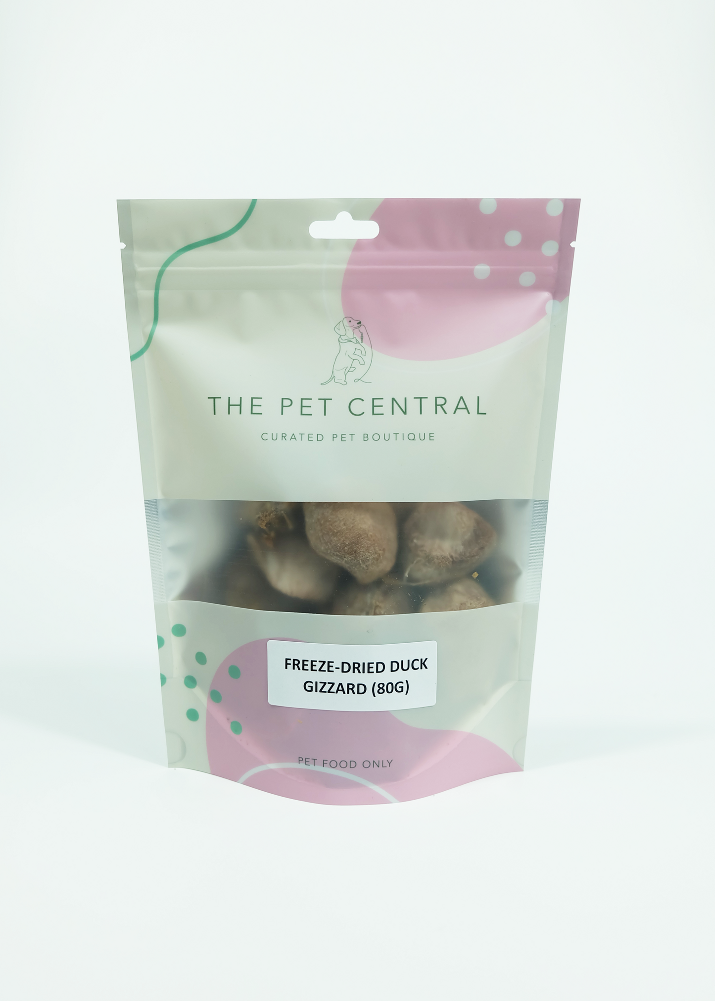 Freeze Dried Duck Gizzard, Pet Treats, The Pet Central