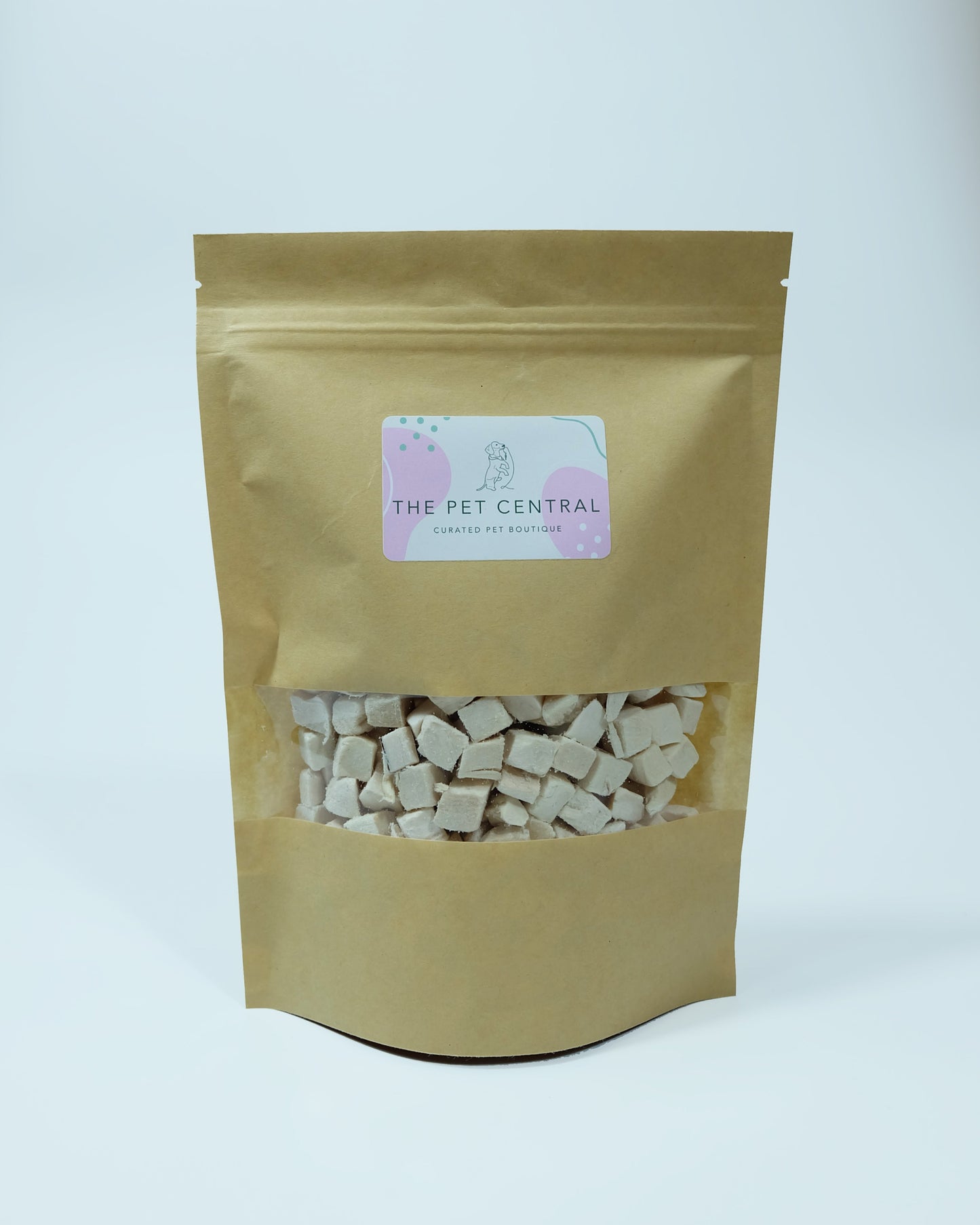 80g pack of freeze-dried chicken breast treats for dogs and cats – lean single-ingredient Australian pet snack