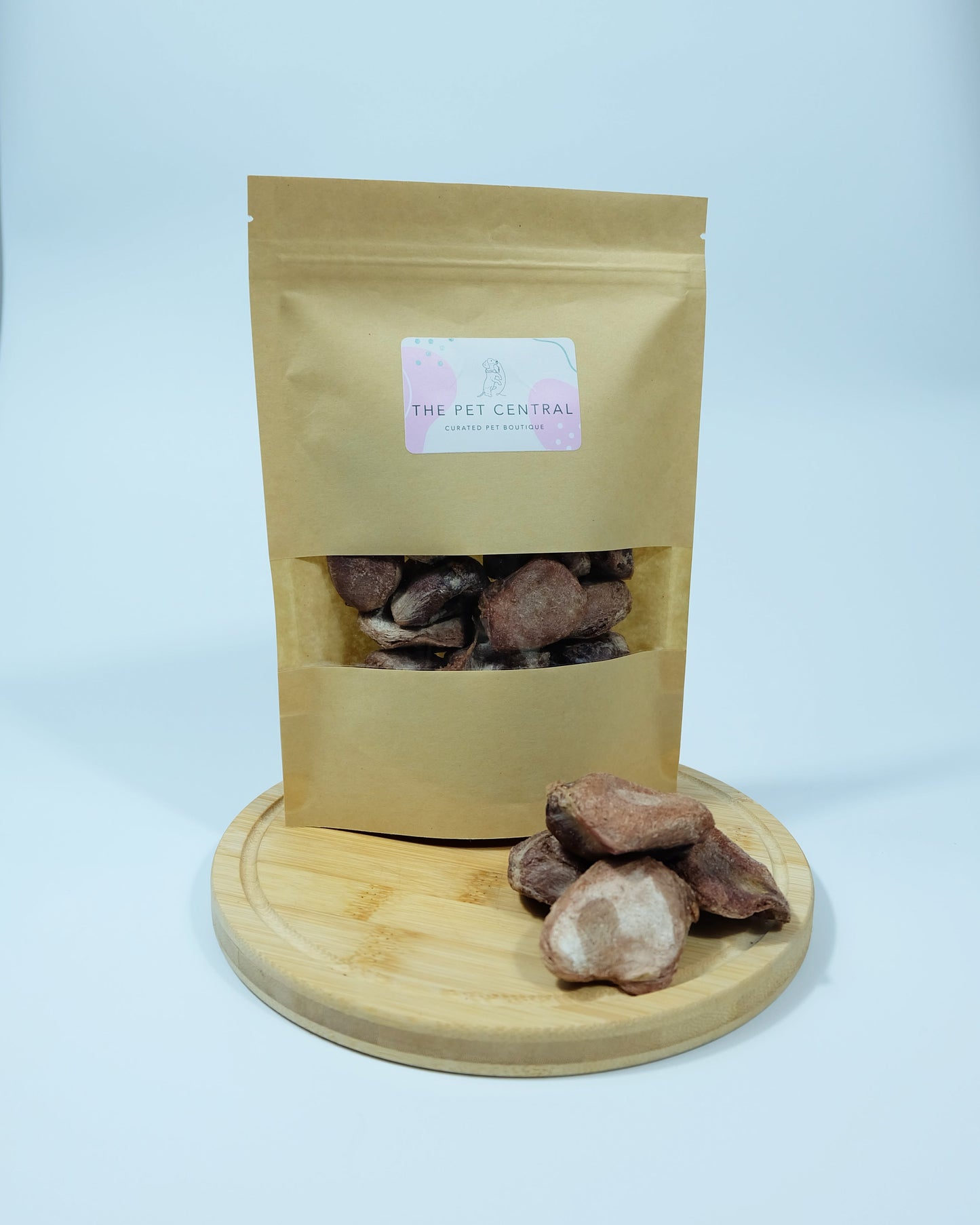 Freeze-dried duck gizzard pet treats – 80g pack with visible pieces – high-protein, natural organ meat
