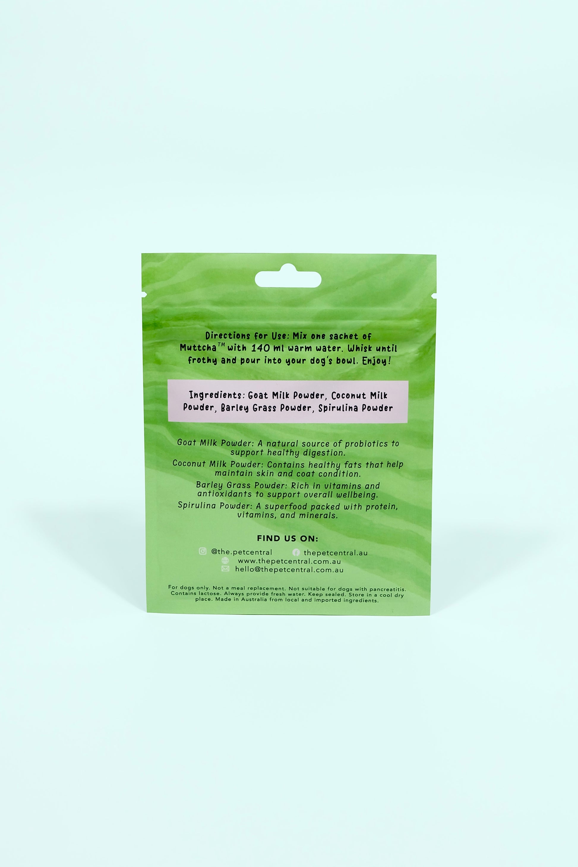 Muttcha by The Pet Central Back