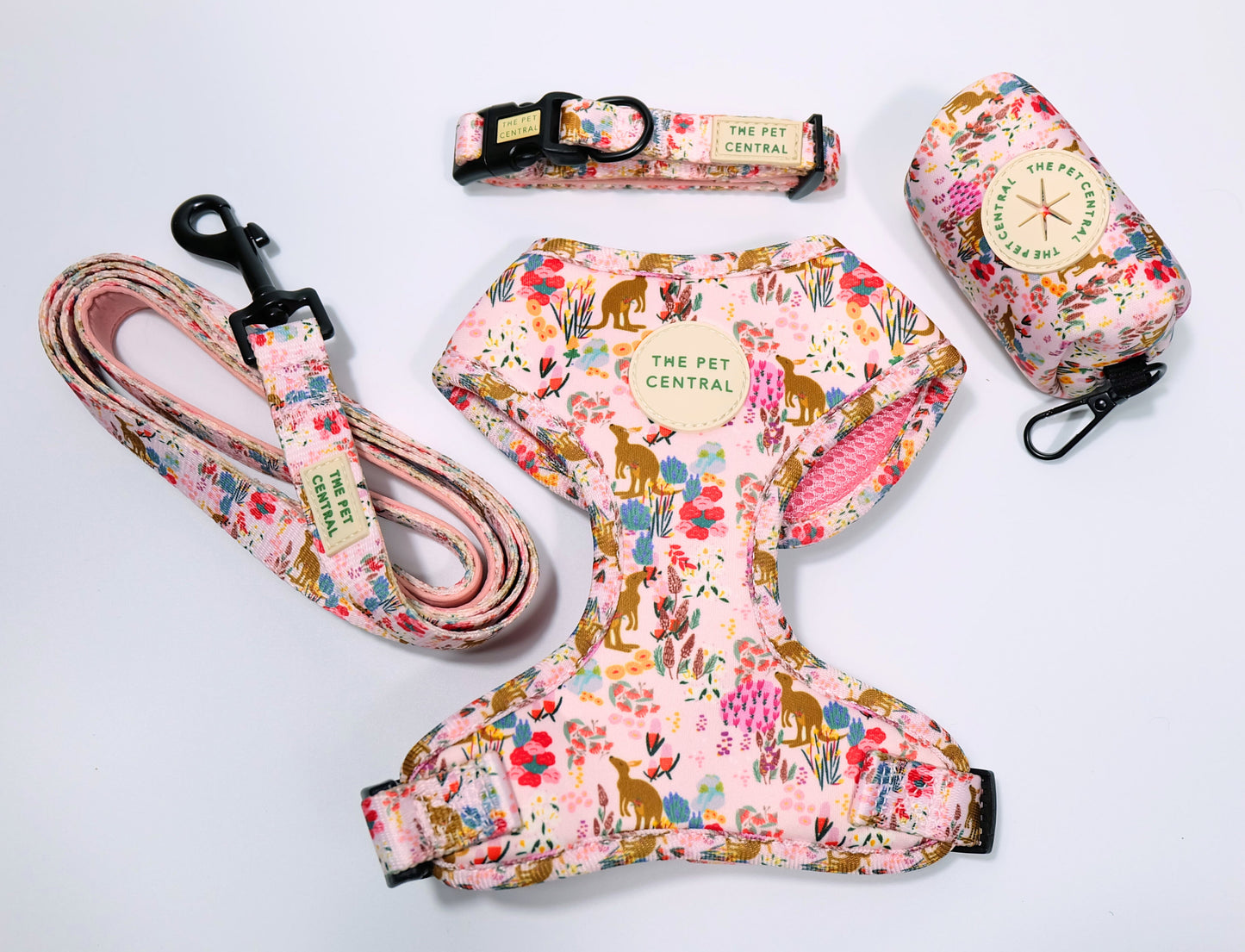 Pink Kangaroo Harness Set