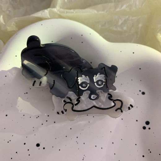 Schnauzer Hair Clip