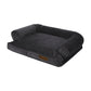 Ripley Corduroy Pet Sofa Bed - Charcoal Charlie's Pet Products