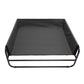 High Walled Outdoor Trampoline Pet Bed Cot - Black Charlie's Pet Products
