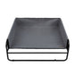 High Walled Outdoor Trampoline Pet Bed Cot - Grey Charlie's Pet Products