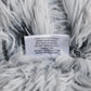 Shaggy Faux Fur Donut Calming Pet Nest Bed - Artic White Chinchilla Charlie's Pet Products