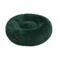 Shaggy Faux Fur Donut Calming Pet Nest Bed - Eden Green Charlie's Pet Products