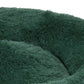 Shaggy Faux Fur Donut Calming Pet Nest Bed - Eden Green Charlie's Pet Products