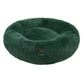 Shaggy Faux Fur Donut Calming Pet Nest Bed - Eden Green Charlie's Pet Products