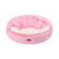 Snookie Hooded Pet Bed in Faux Fur - Ombre Pink Charlie's Pet Products