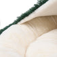 Snookie Hooded Pet Bed in Faux Fur - Eden Green Charlie's Pet Products