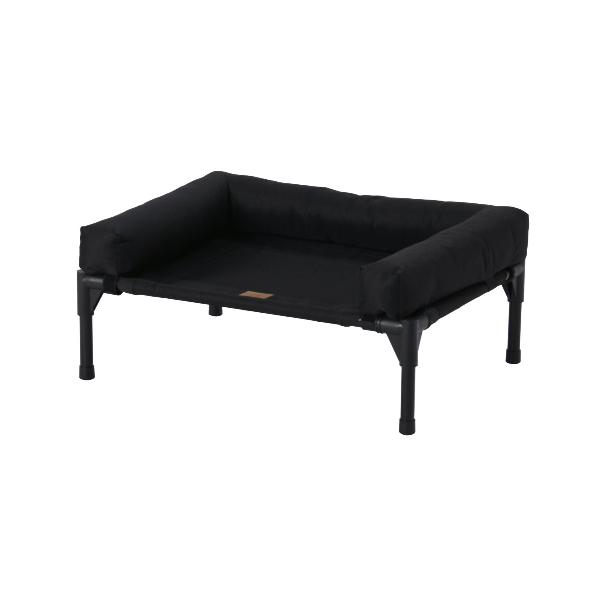 Trampoline Bolster Sofa Pet Bed Black Charlie's Pet Products