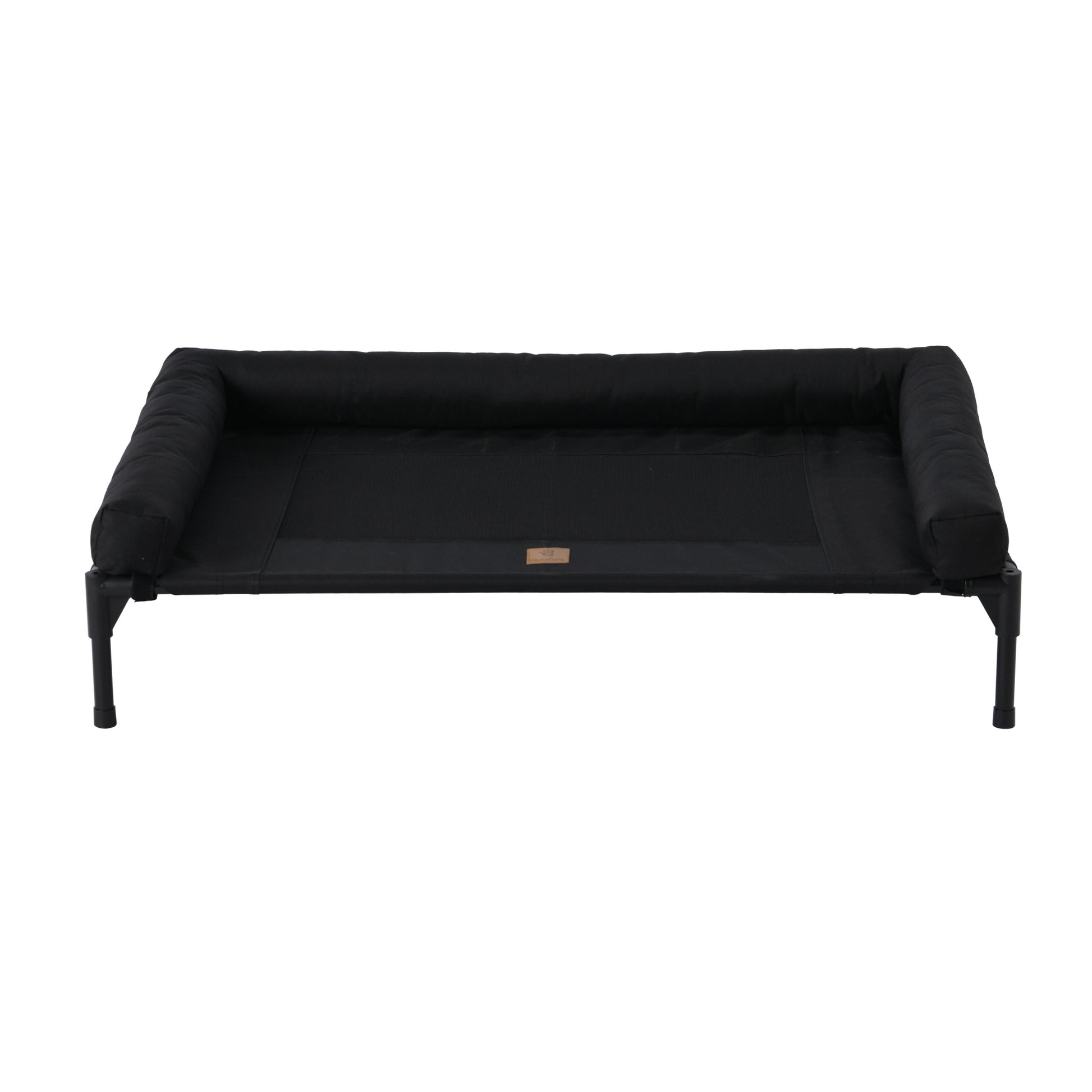 Trampoline Bolster Sofa Pet Bed Black Charlie's Pet Products