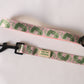 The Pet Central Tropical Bloom dog lead with black hardware