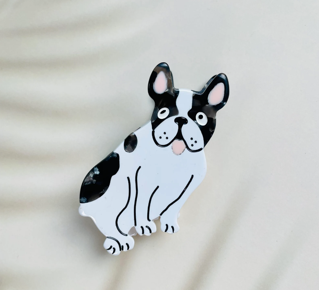 Frenchie Hair Clip