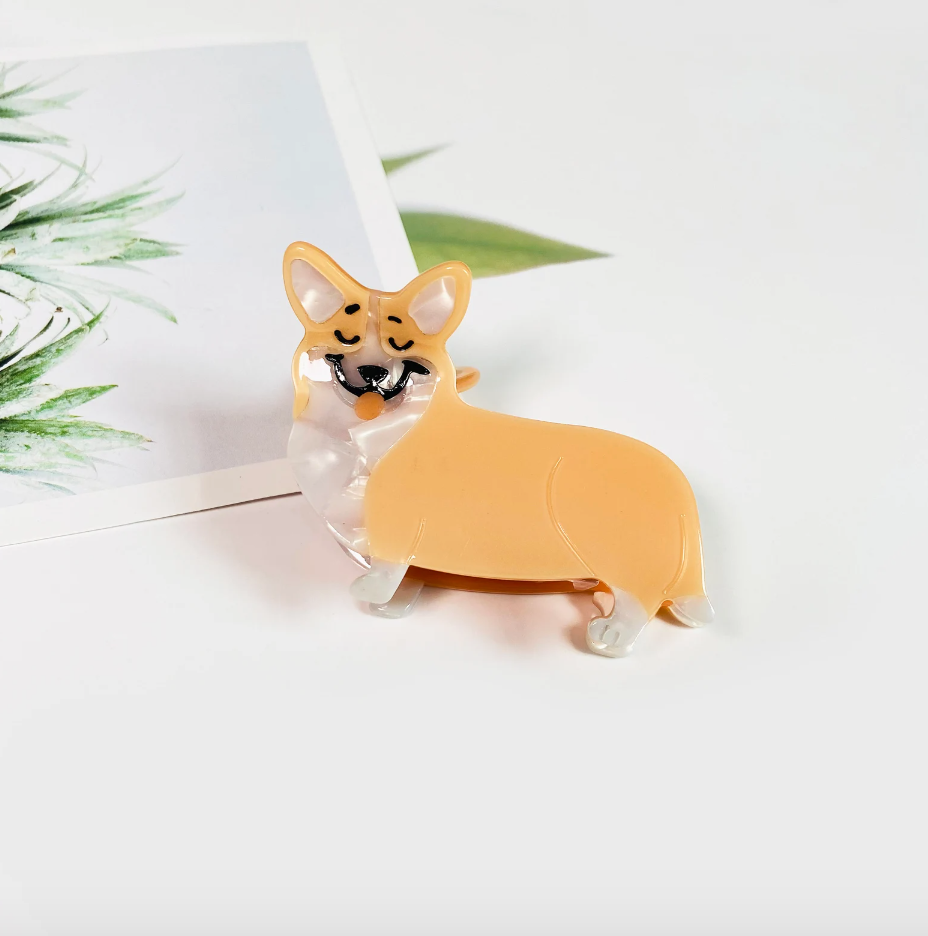 Corgi Hair Clip