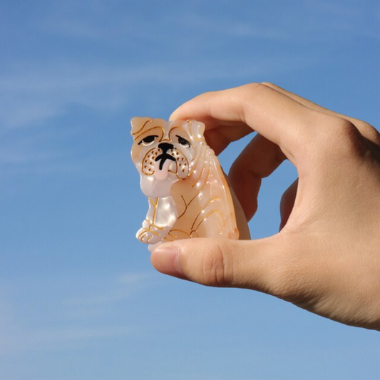 Bulldog Hair Clip