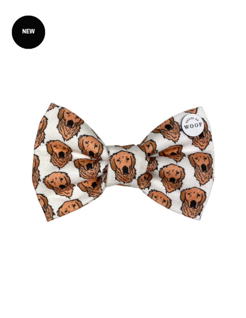 Hand Drawn Dog Breed Bows