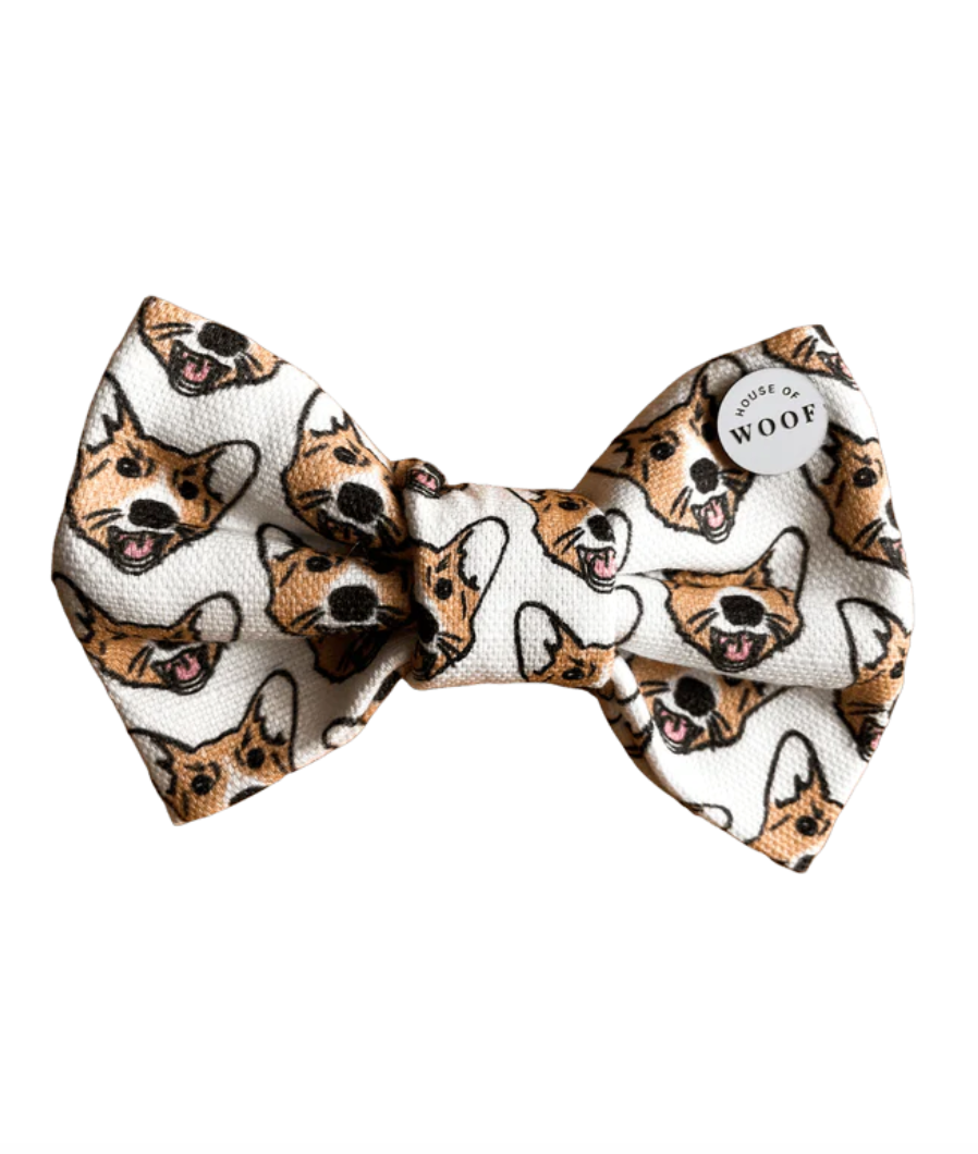 Hand Drawn Dog Breed Bows