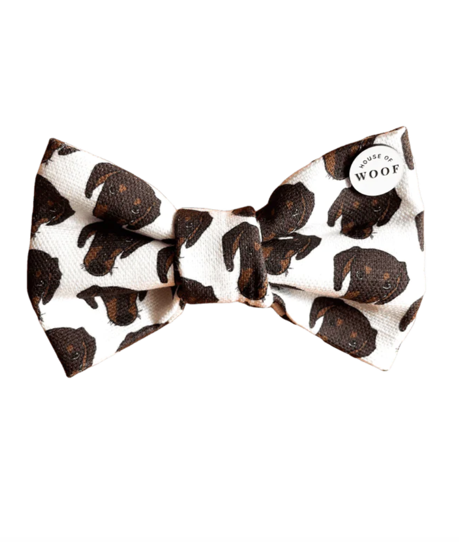 Hand Drawn Dog Breed Bows