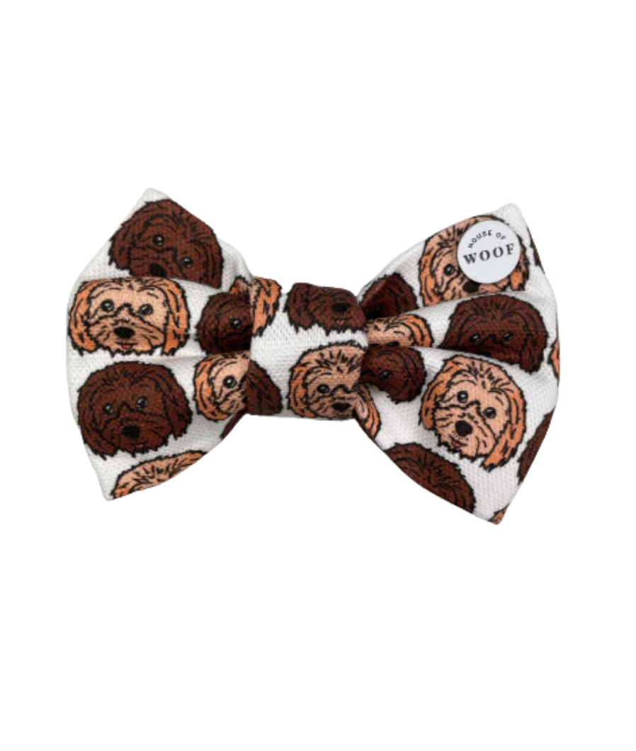 Hand Drawn Dog Breed Bows